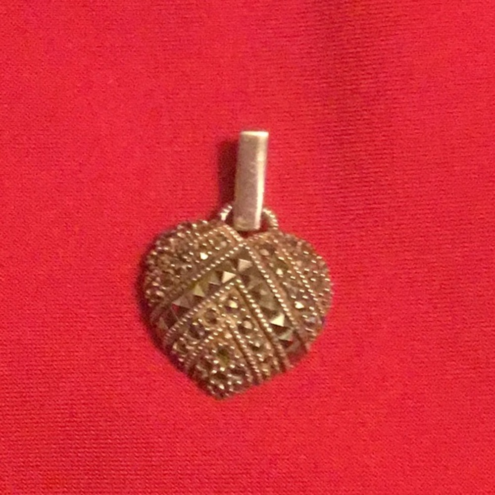 HOLLOW HEART MARCASITE